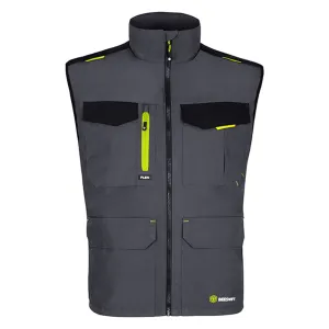 Two-tone Workwear Gilet - Grey/Black