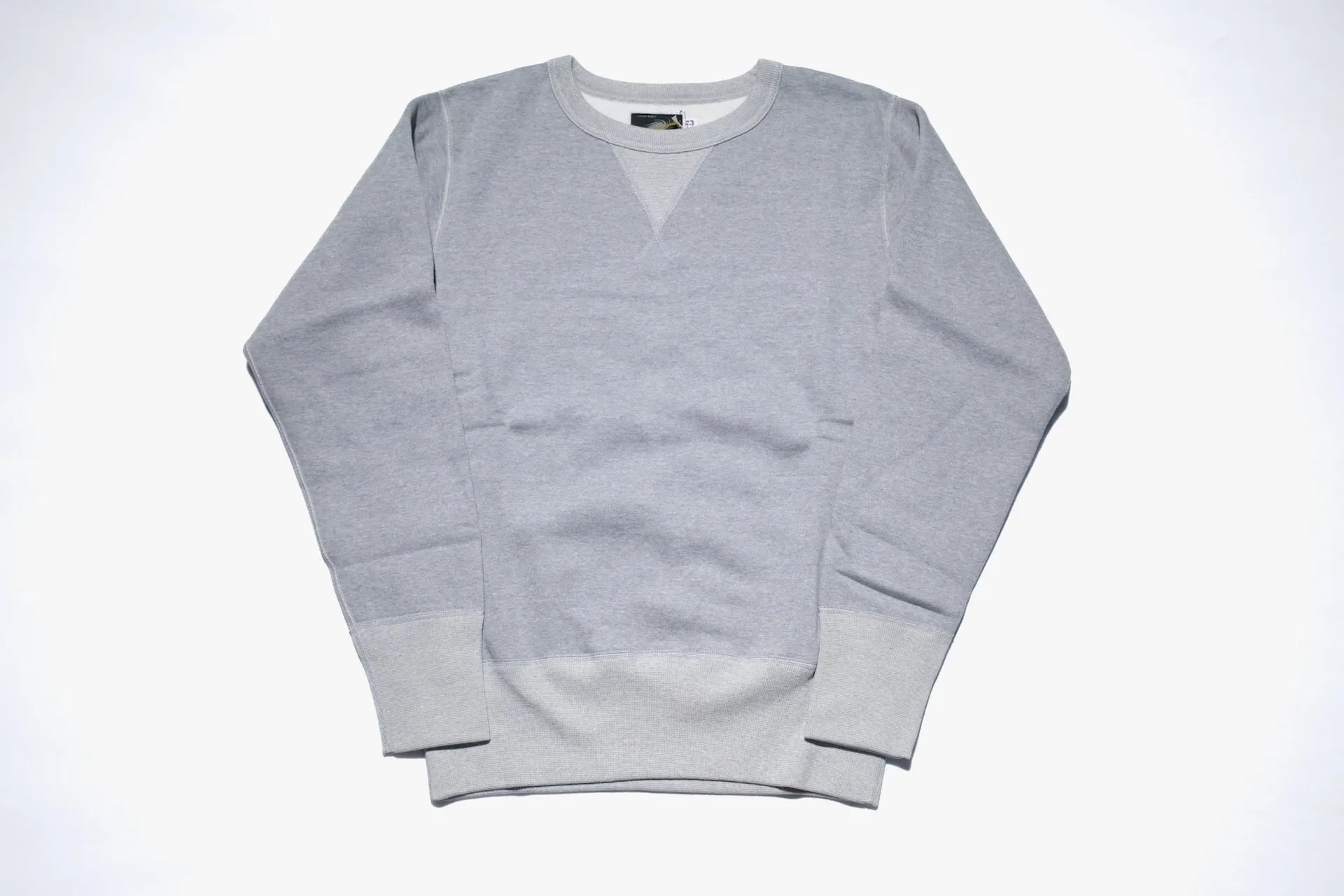 Unique Garment 12oz 'Pioneer' Loopwheeled Sweatshirt (Heather Grey)