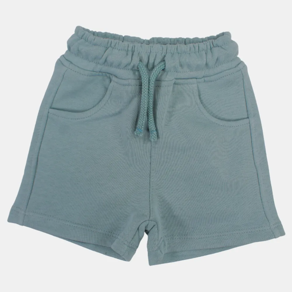 Unisex Baby Cotton Shorts – Mint