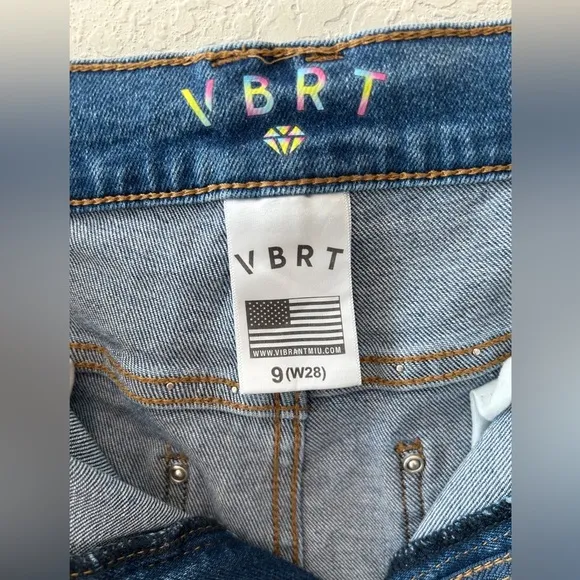 VBRT Pearl High Rise Wide Denim Jean Size 9