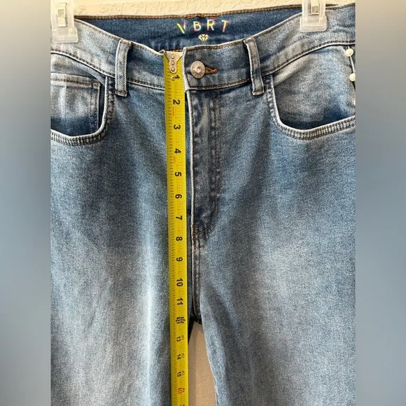 VBRT Pearl High Rise Wide Denim Jean Size 9
