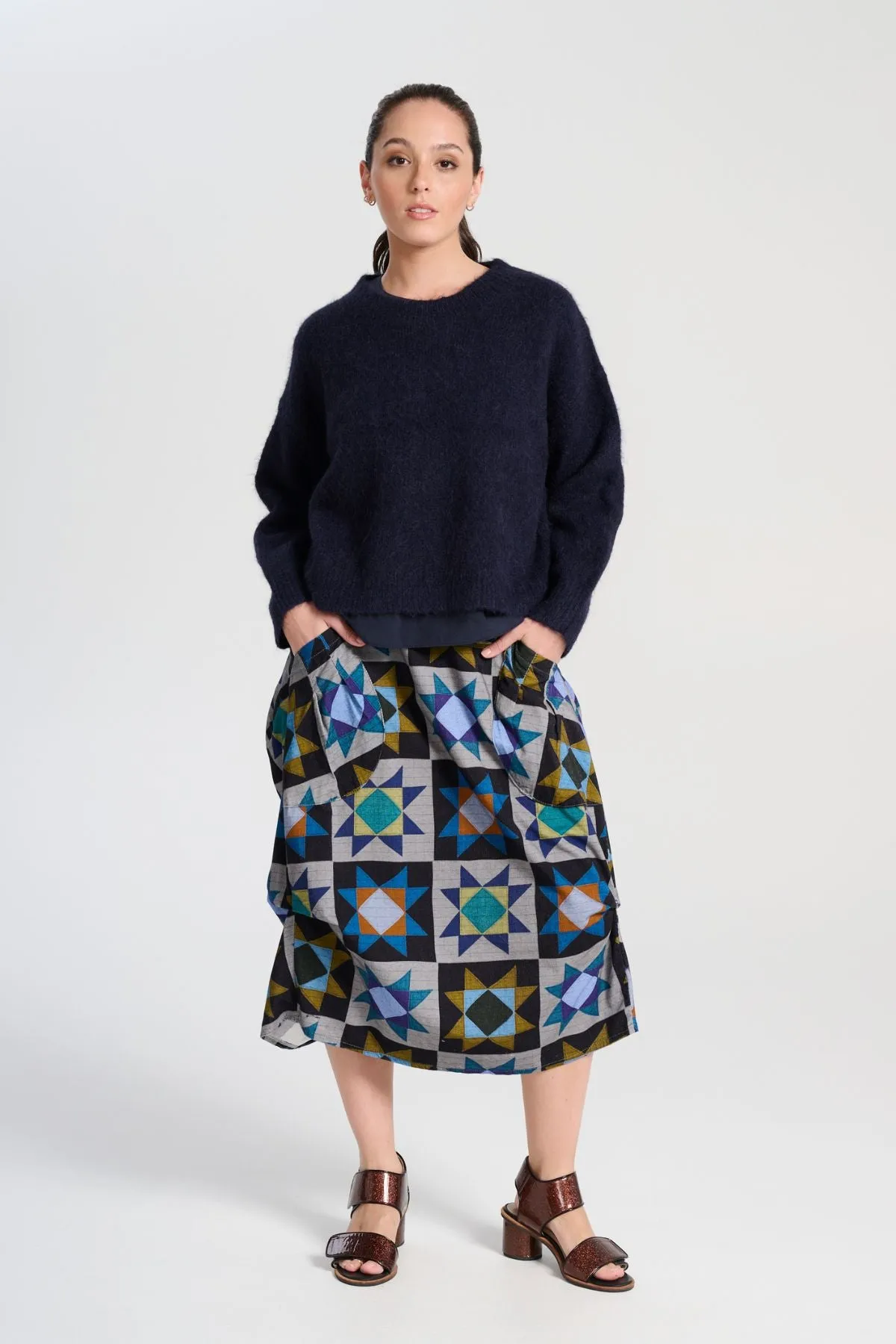 Veda Milwaukee Skirt Night in Fine Cord