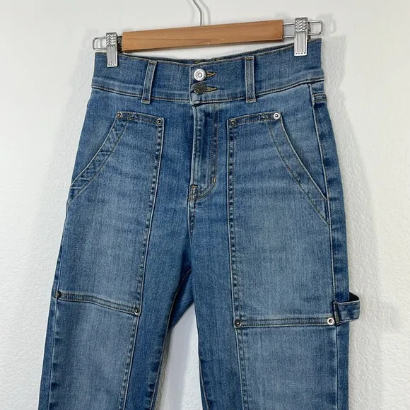 VERONICA BEARD Aspen High-Rise Slim-Leg Jeans size 24