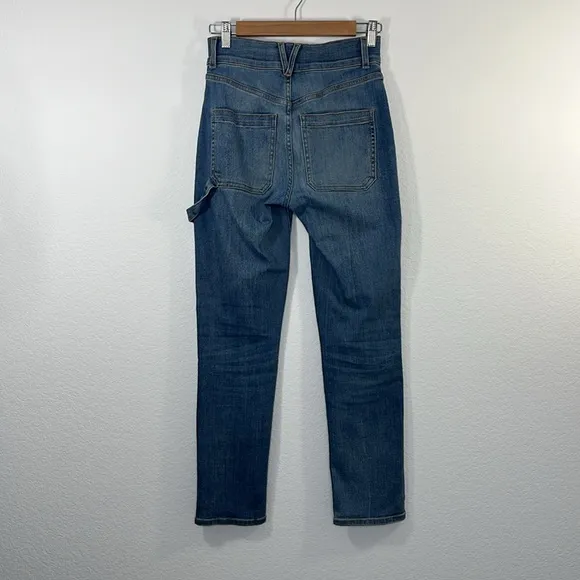 VERONICA BEARD Aspen High-Rise Slim-Leg Jeans size 24