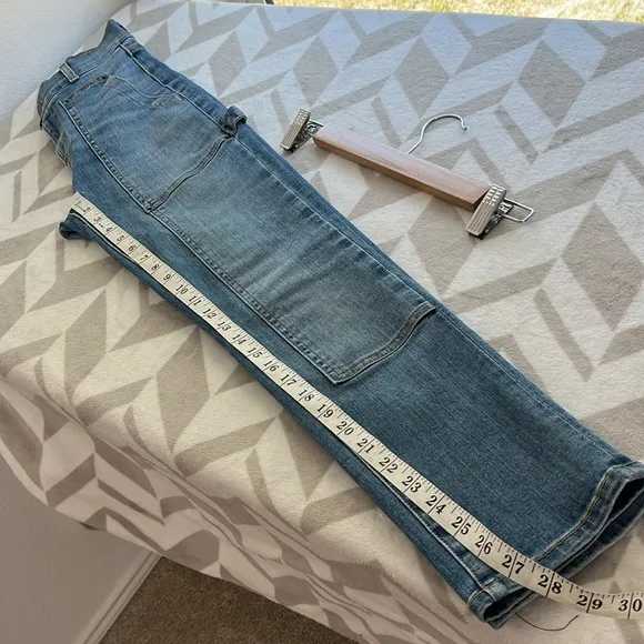VERONICA BEARD Aspen High-Rise Slim-Leg Jeans size 24