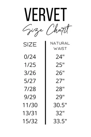 Vervet | Mid Rise Double Cuffed Crop Skinny Jeans