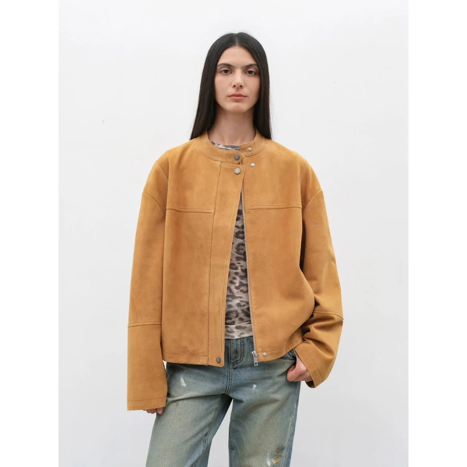 Vintage Suede Sheepskin Jacket