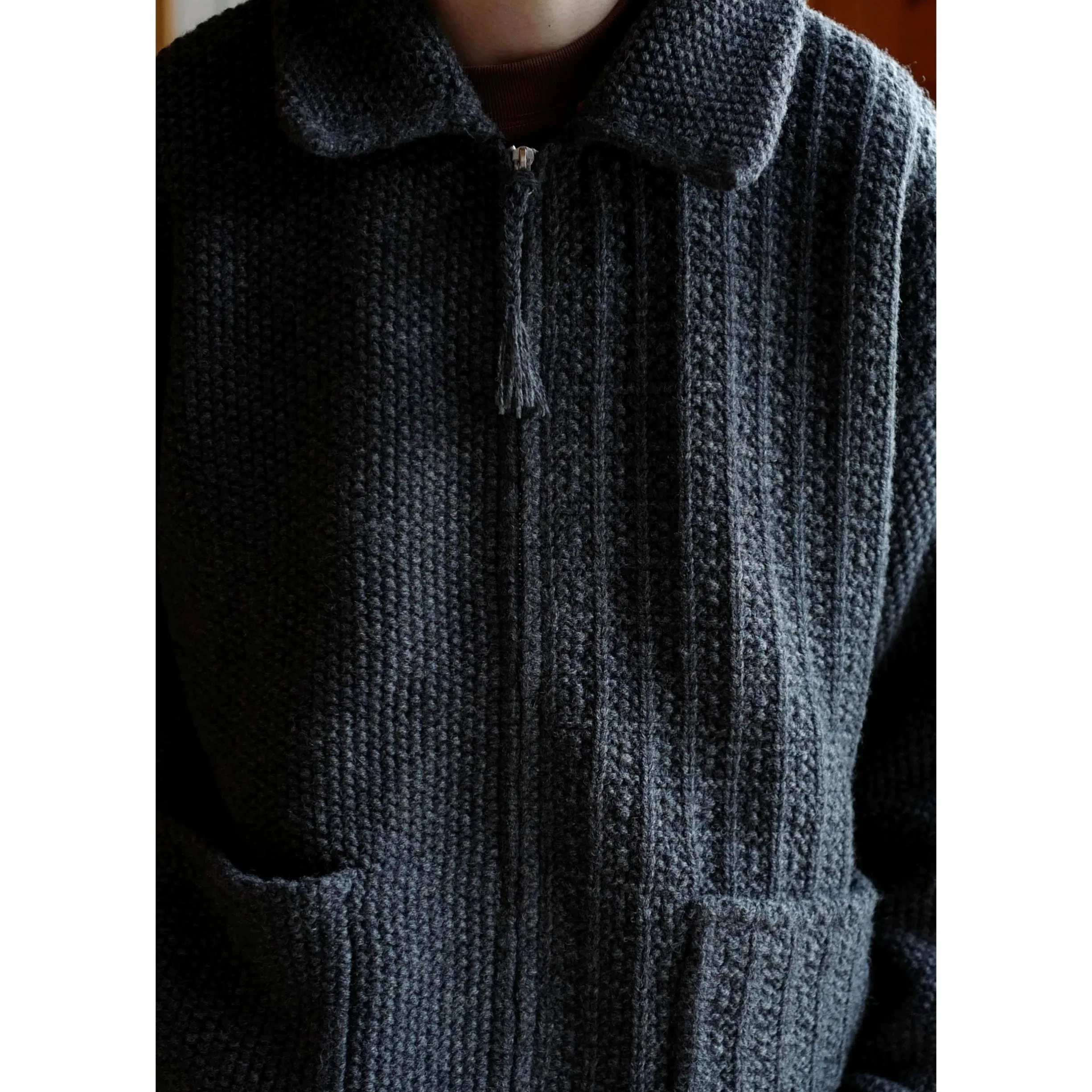Vintage Wool Zip Jacket