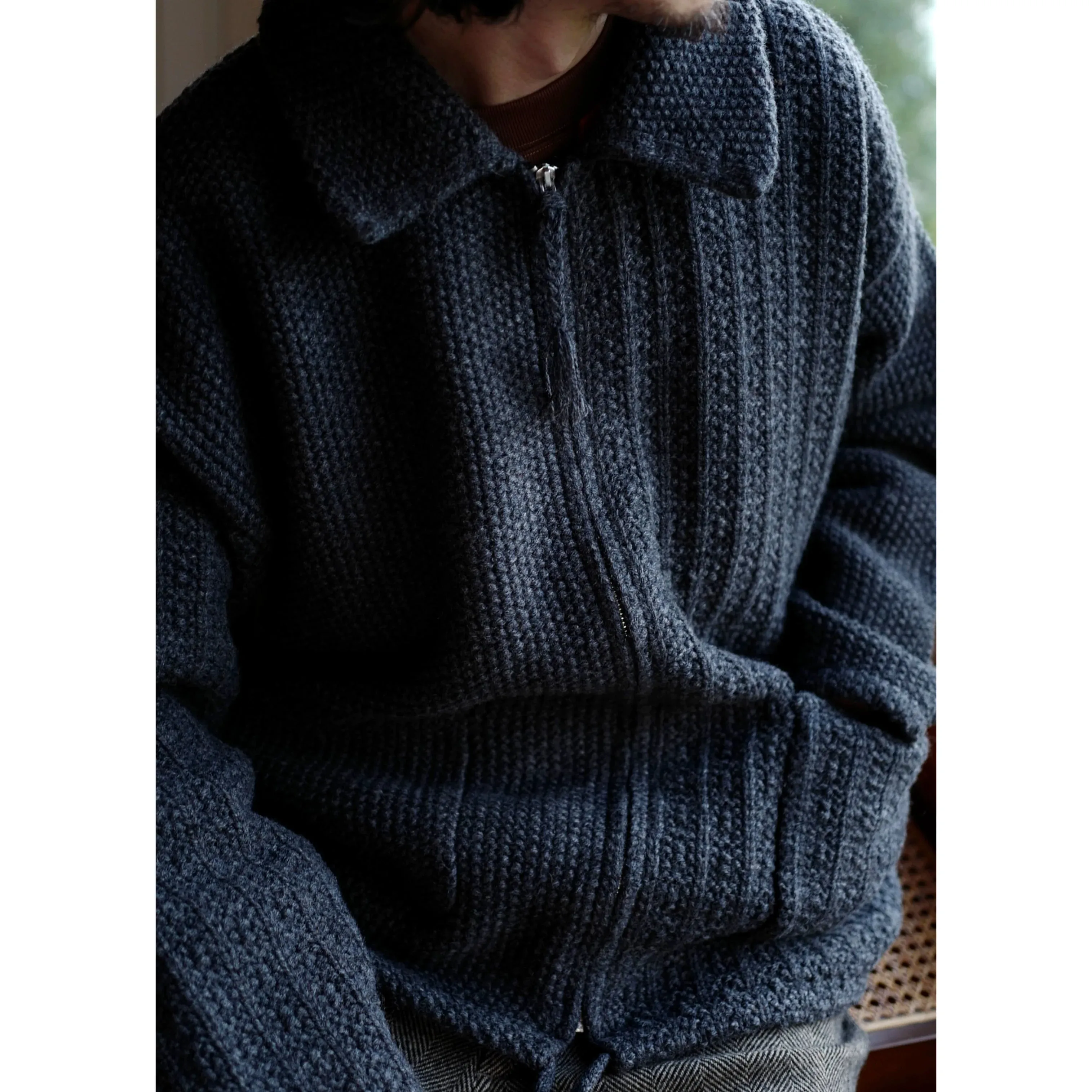 Vintage Wool Zip Jacket