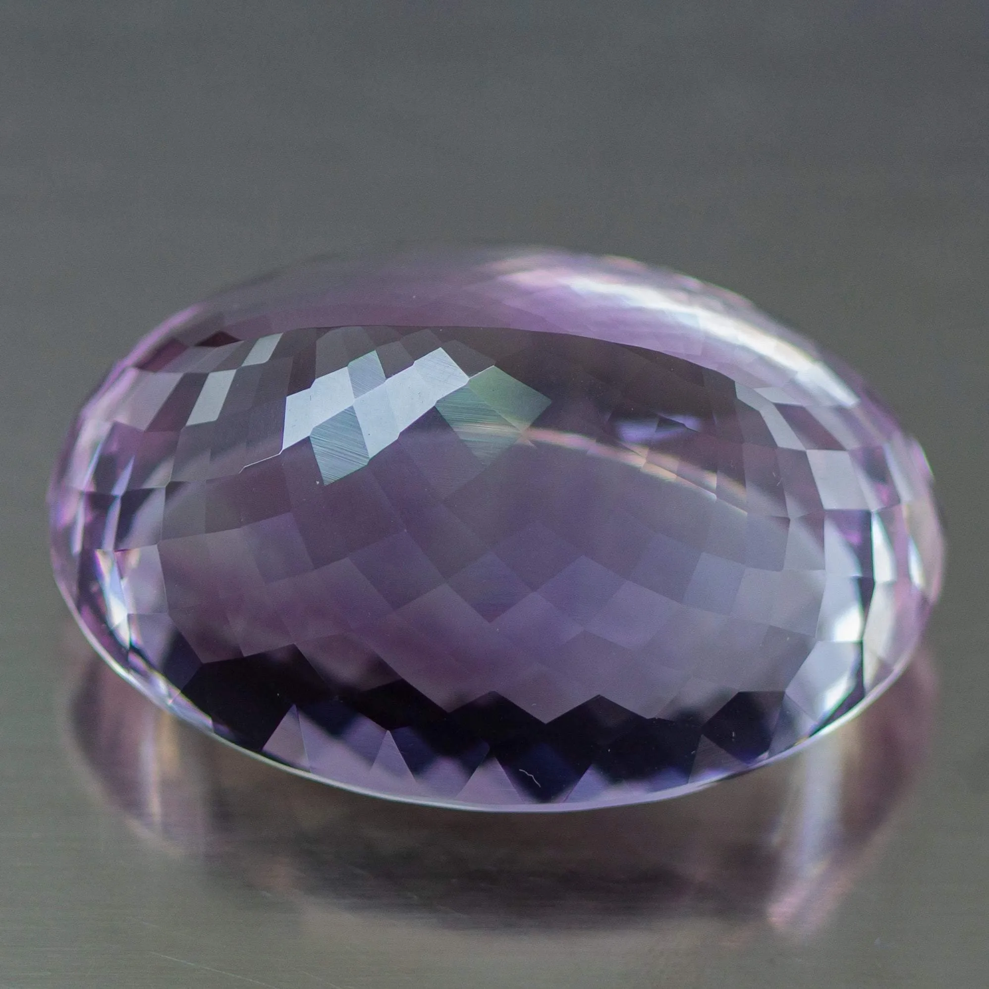 VVS 174 Cts IGLI Certified Rose De France Natural Pink Amethyst Oval Cut Loose Gemstone
