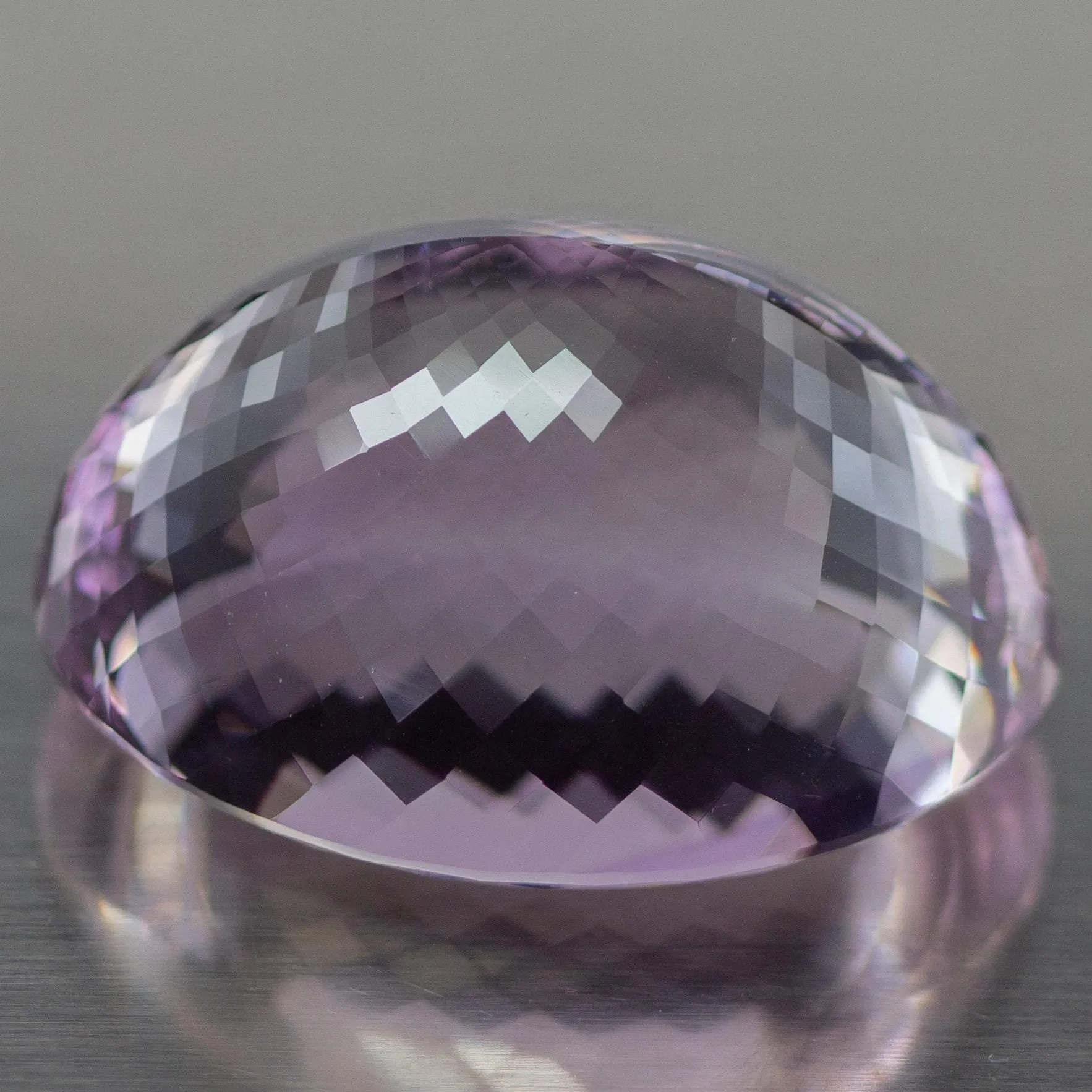 VVS 246 Cts IGLI Certified Rose De France Natural Pink Amethyst Oval Cut Loose Gemstone