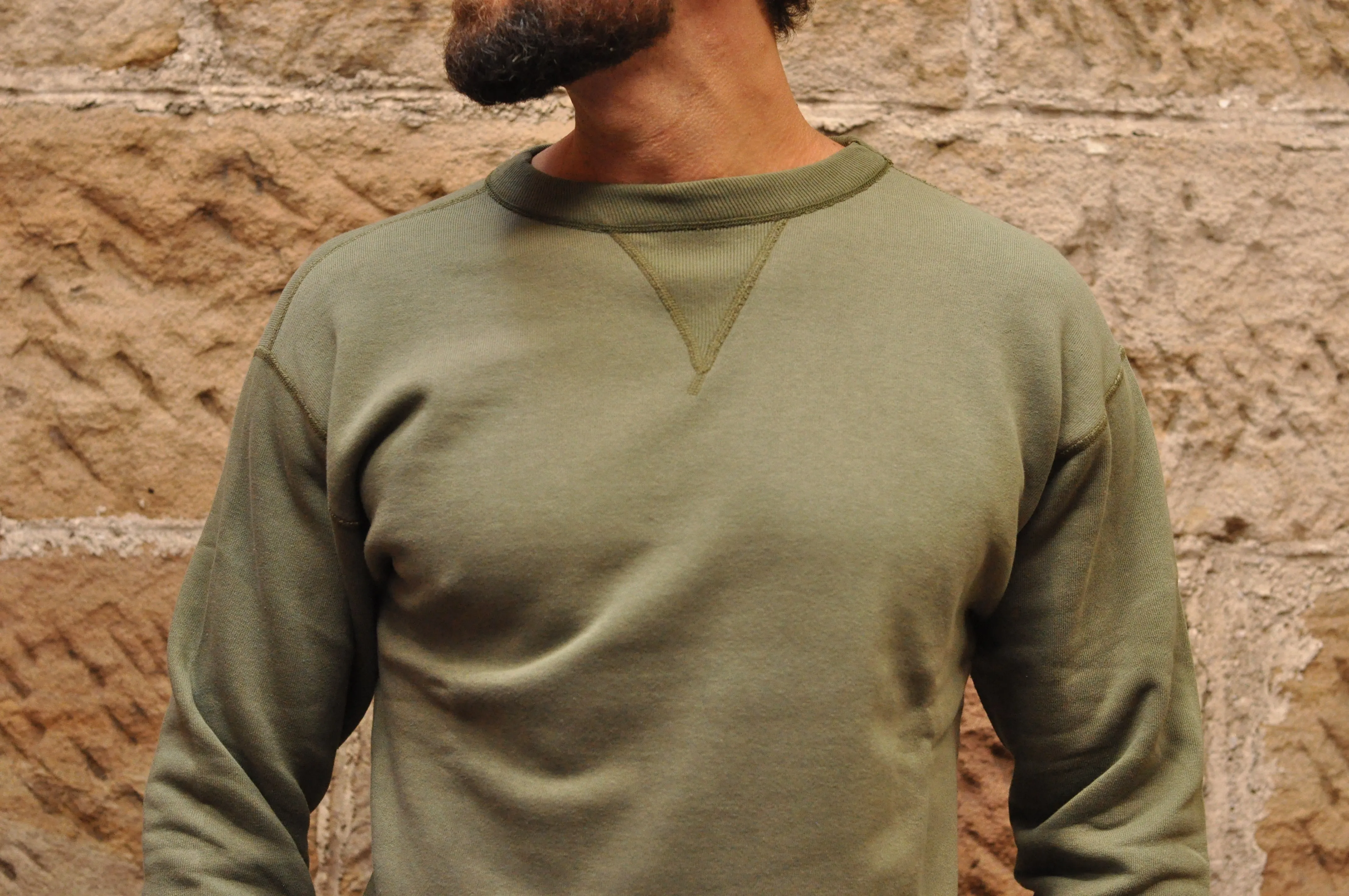 Warehouse Lot.401 10oz "Standard" Loopwheeled Sweatshirt (Olive)