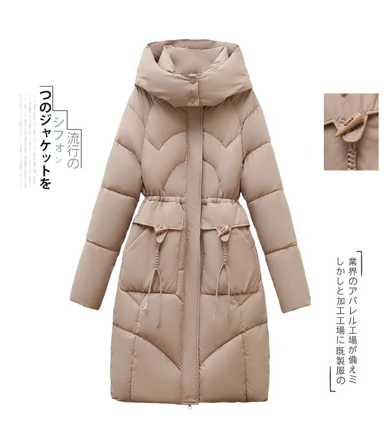 Warm and Fashionable Solid Puffer Jacket for Women