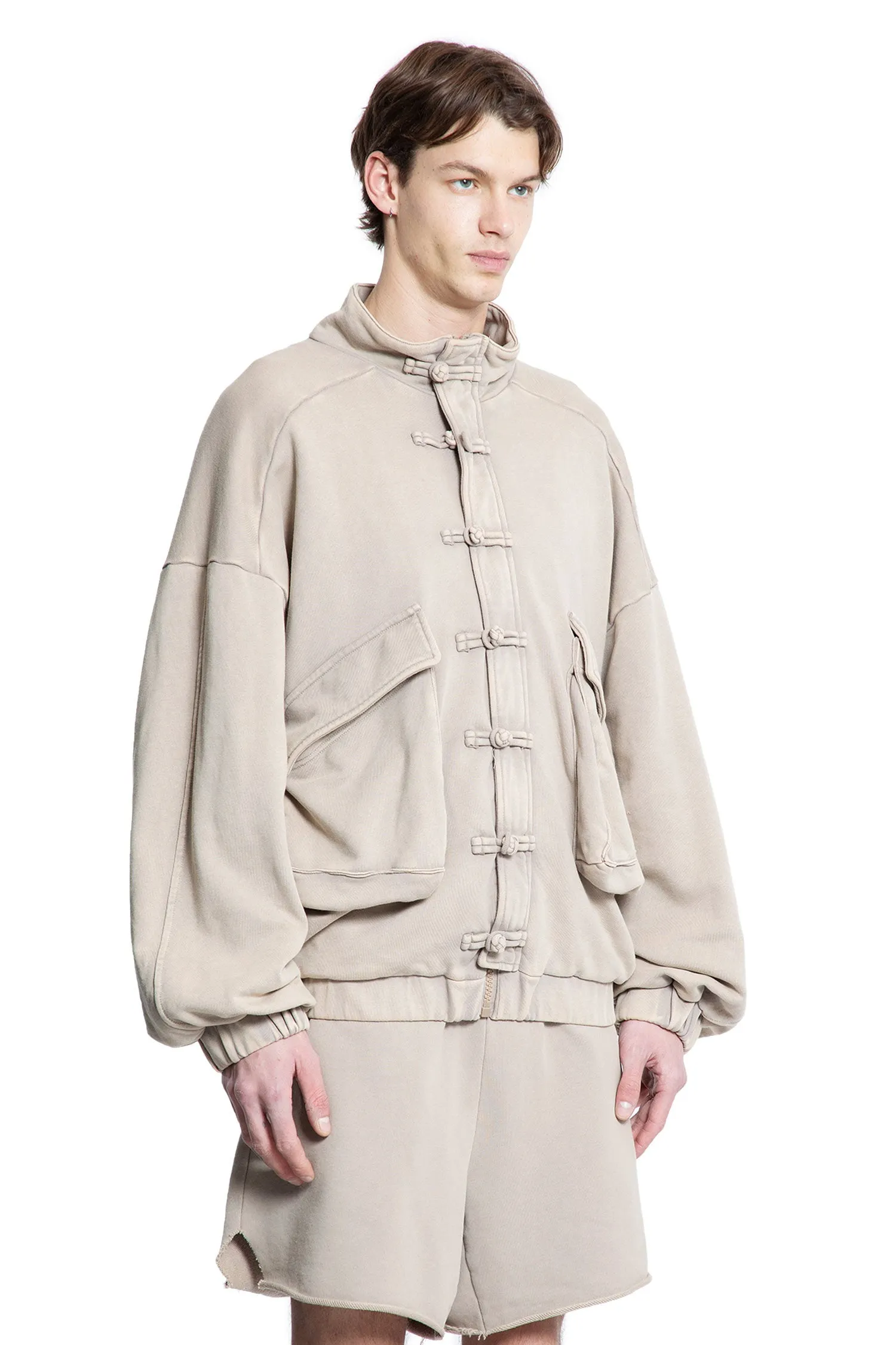 Washed Cotton Jacket in Tan