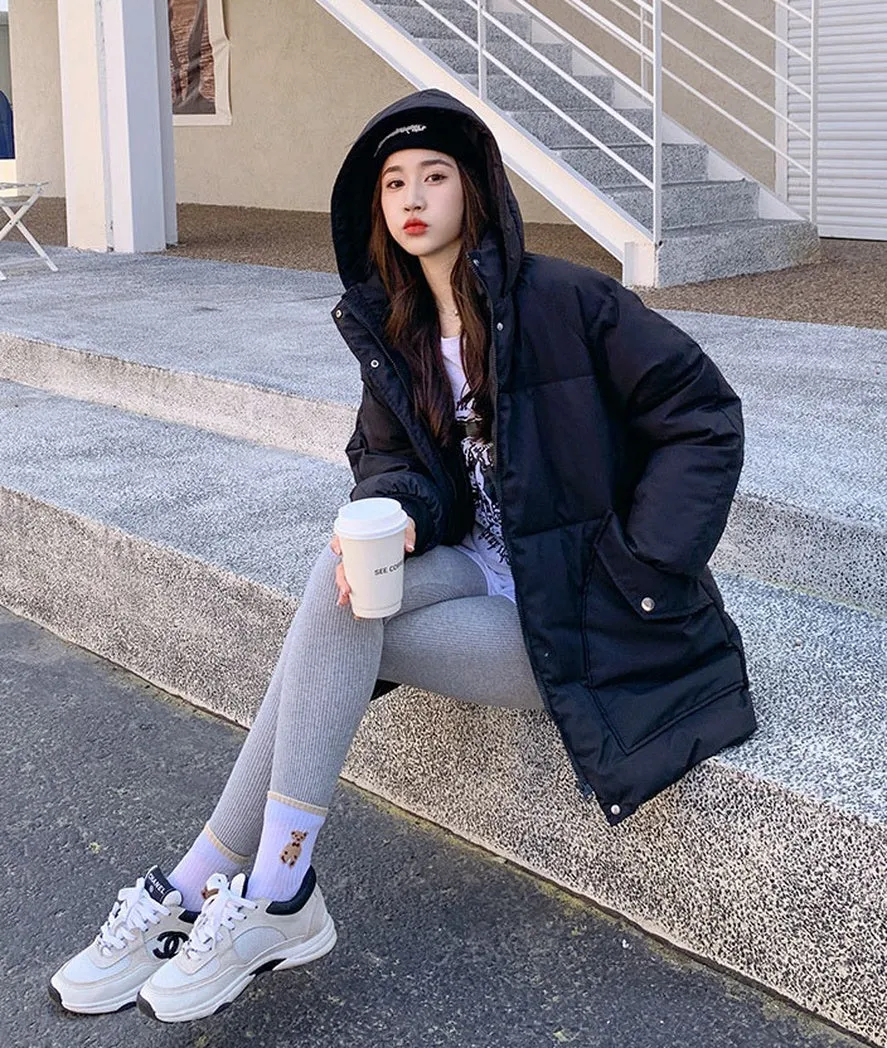 Waterproof and Windproof Oversized Puffer Jacket for Women