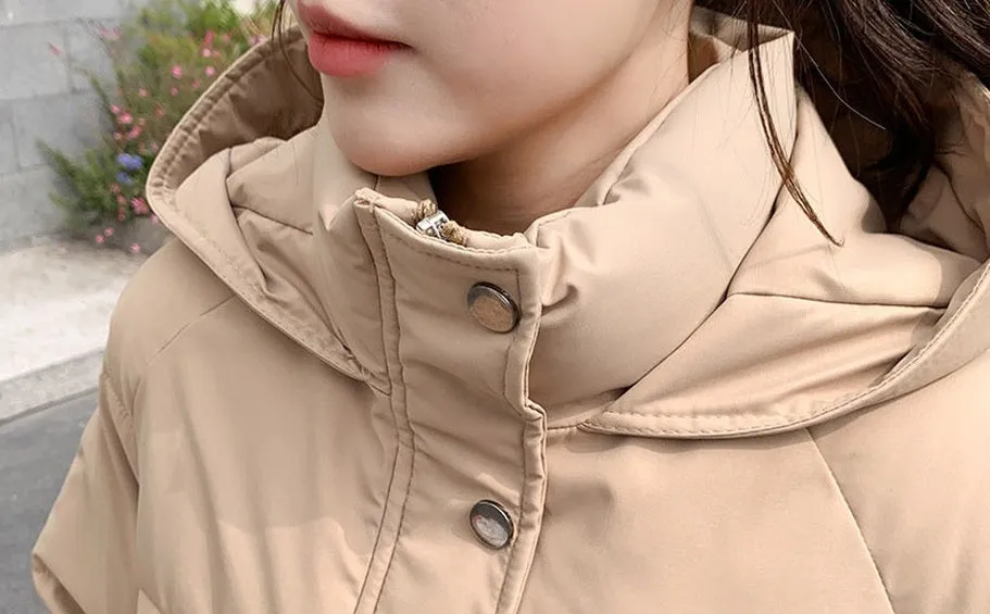 Waterproof and Windproof Oversized Puffer Jacket for Women