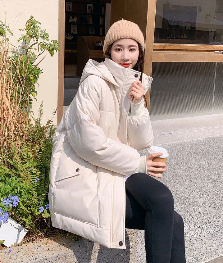 Waterproof and Windproof Oversized Puffer Jacket for Women