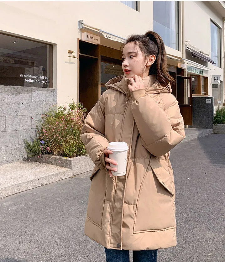 Waterproof and Windproof Oversized Puffer Jacket for Women