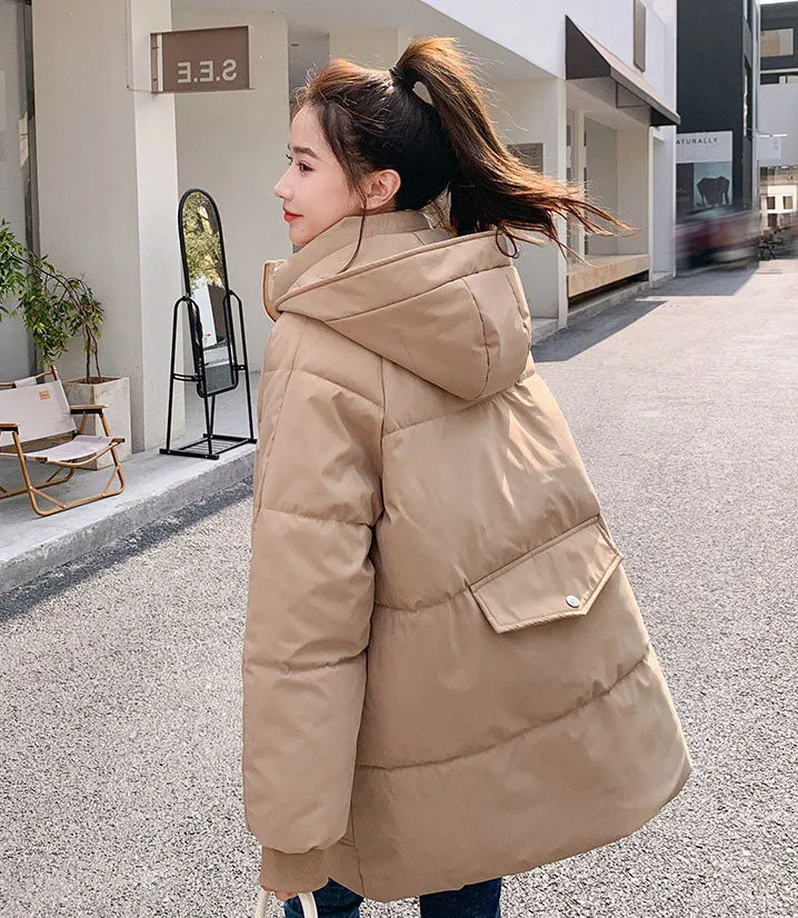 Waterproof and Windproof Oversized Puffer Jacket for Women
