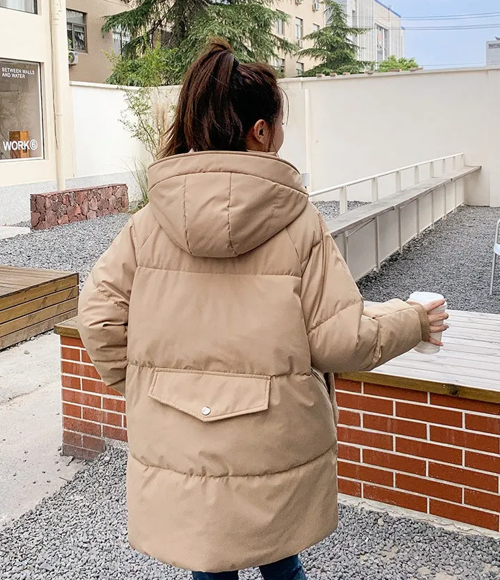 Waterproof and Windproof Oversized Puffer Jacket for Women