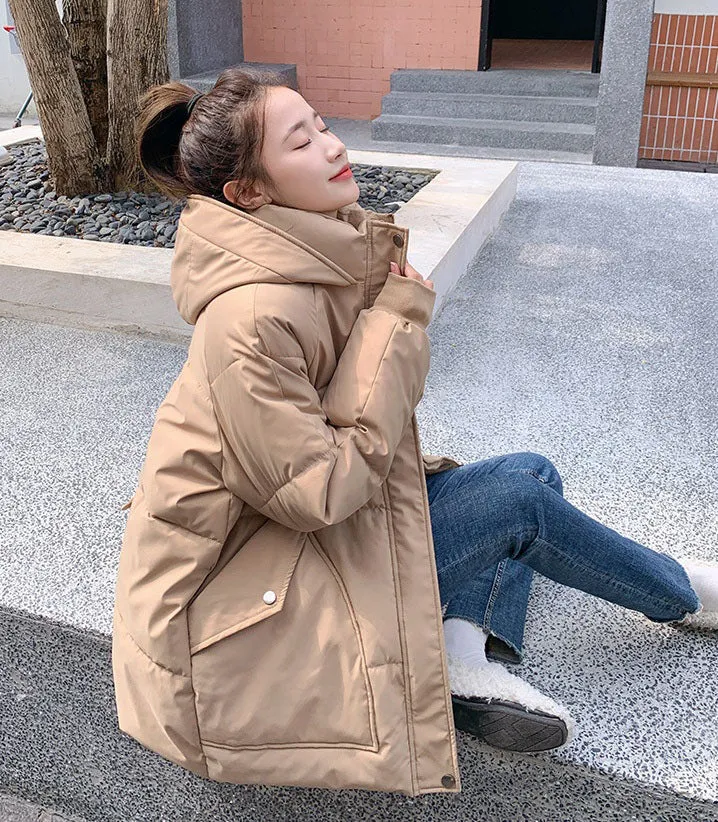 Waterproof and Windproof Oversized Puffer Jacket for Women
