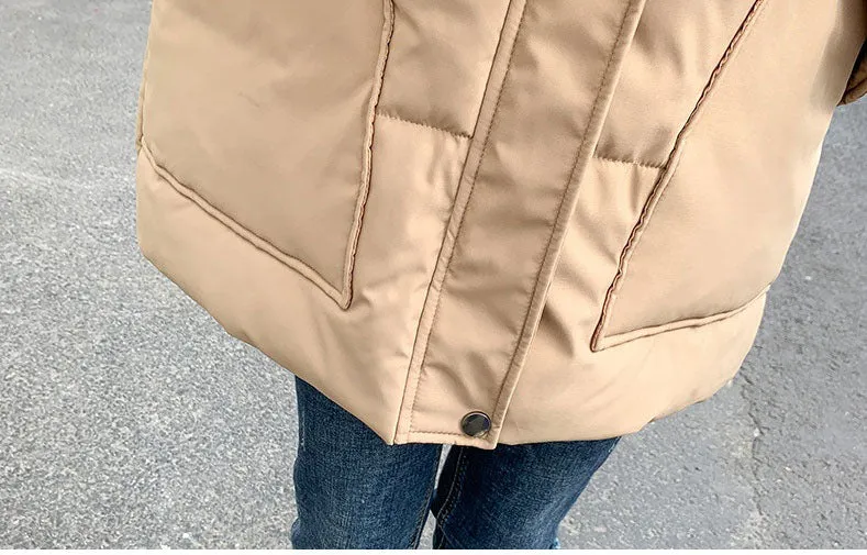 Waterproof and Windproof Oversized Puffer Jacket for Women