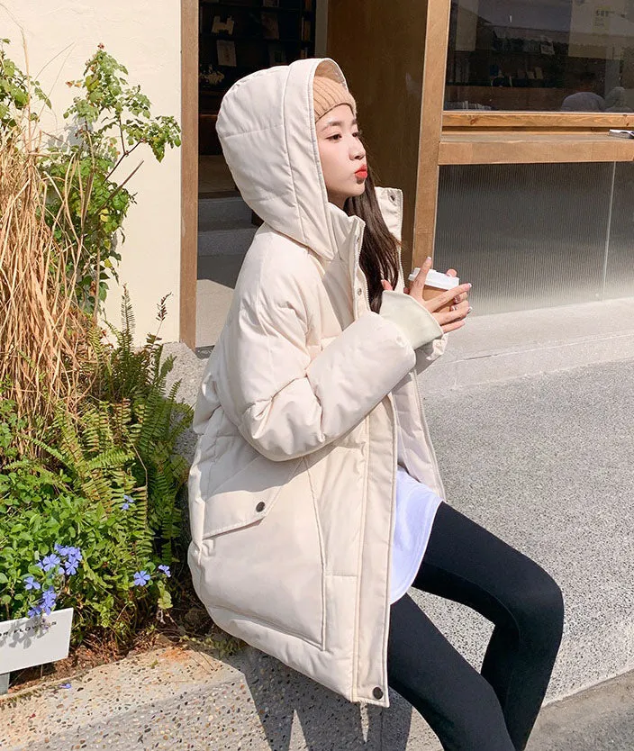 Waterproof and Windproof Oversized Puffer Jacket for Women