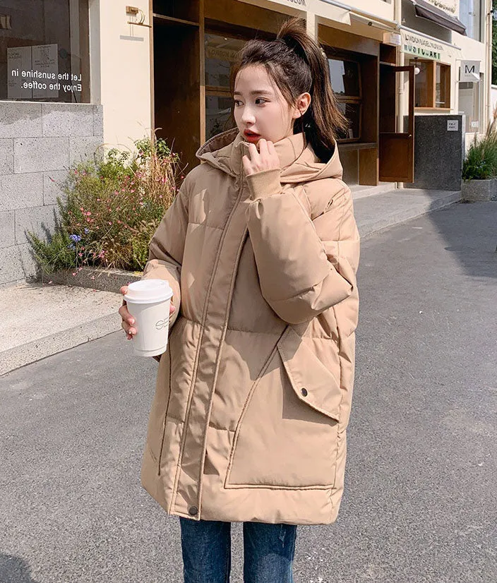 Waterproof and Windproof Oversized Puffer Jacket for Women