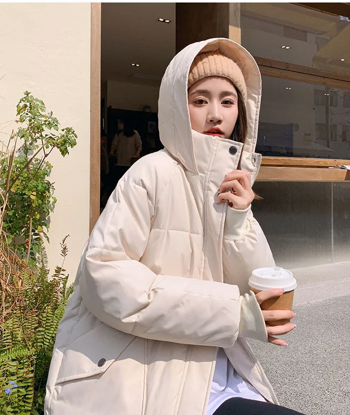 Waterproof and Windproof Oversized Puffer Jacket for Women