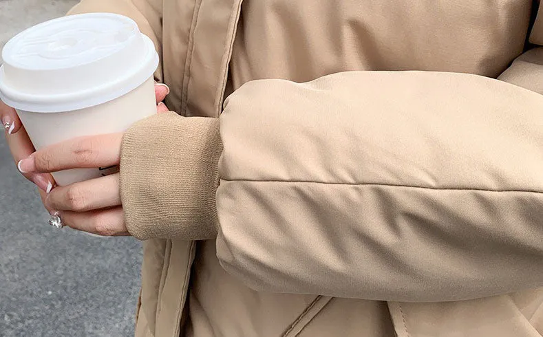 Waterproof and Windproof Oversized Puffer Jacket for Women