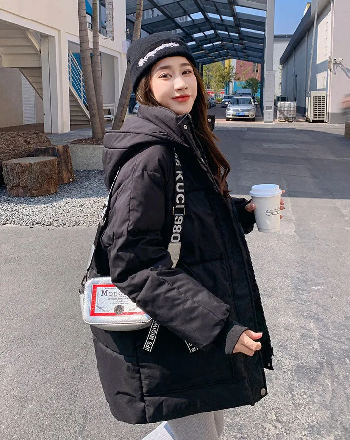 Waterproof and Windproof Oversized Puffer Jacket for Women