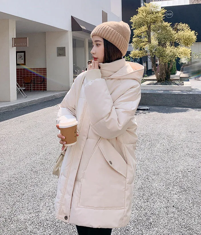 Waterproof and Windproof Oversized Puffer Jacket for Women