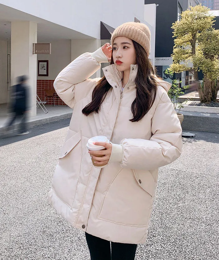 Waterproof and Windproof Oversized Puffer Jacket for Women