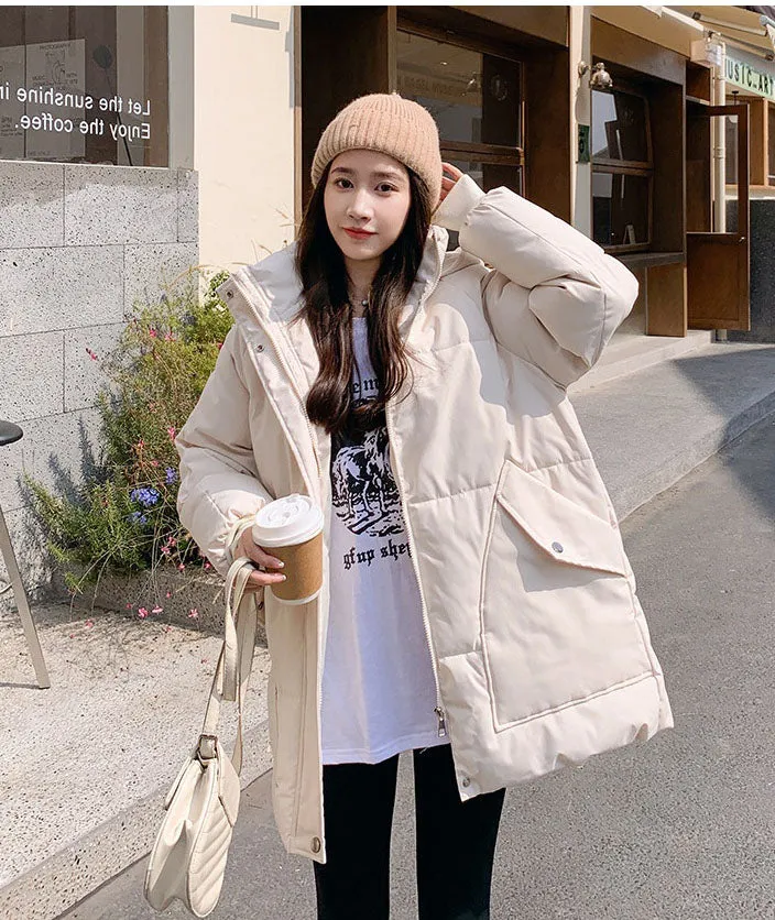 Waterproof and Windproof Oversized Puffer Jacket for Women