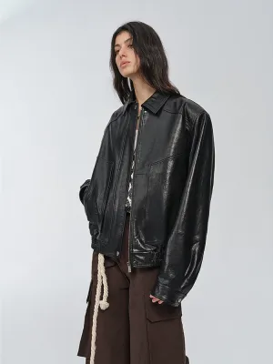 Waxed Sheepskin Jacket