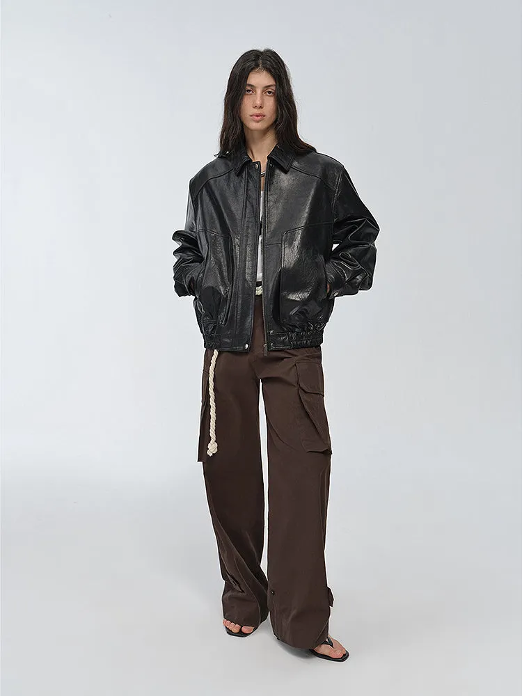 Waxed Sheepskin Jacket