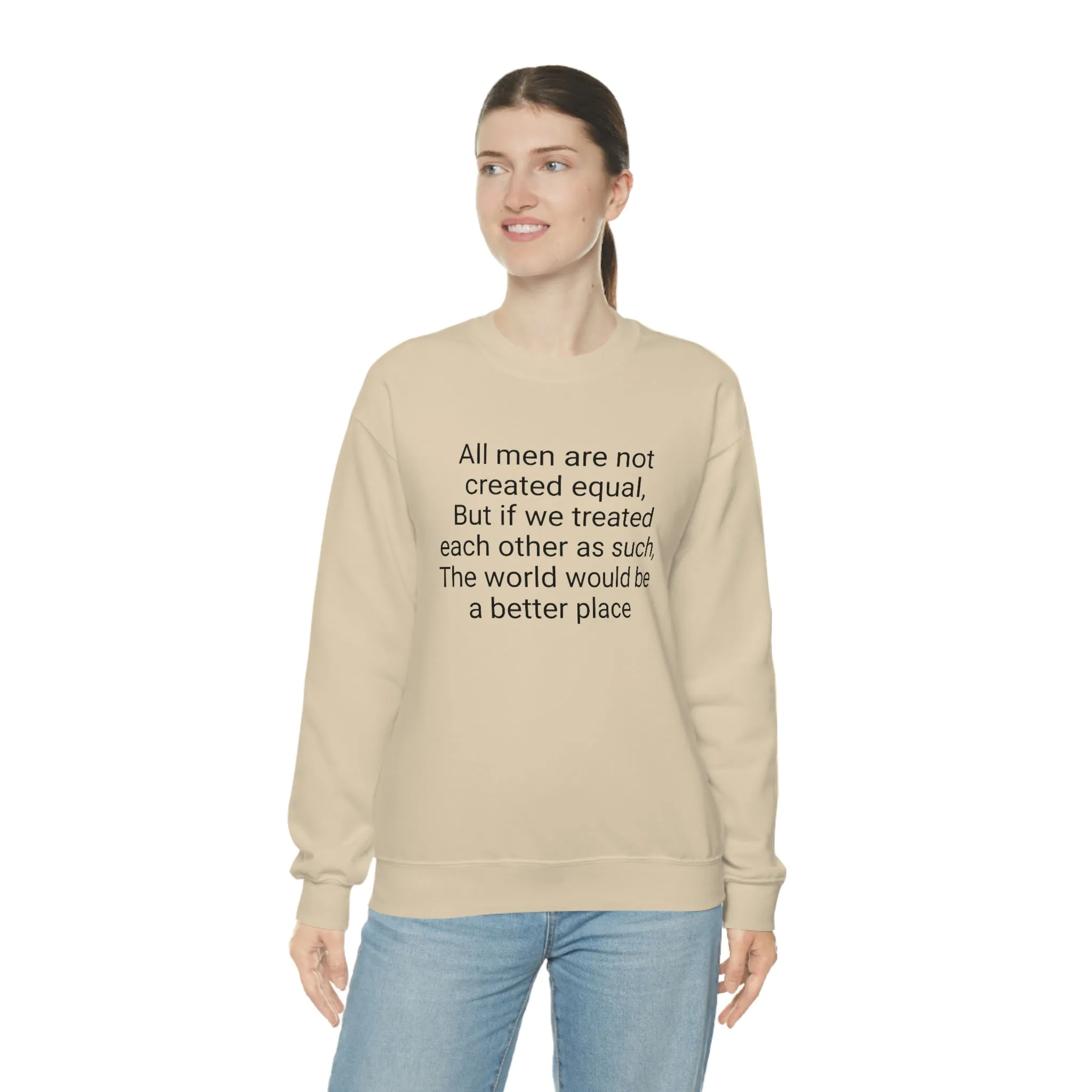We the People sweatshirt crewneck
