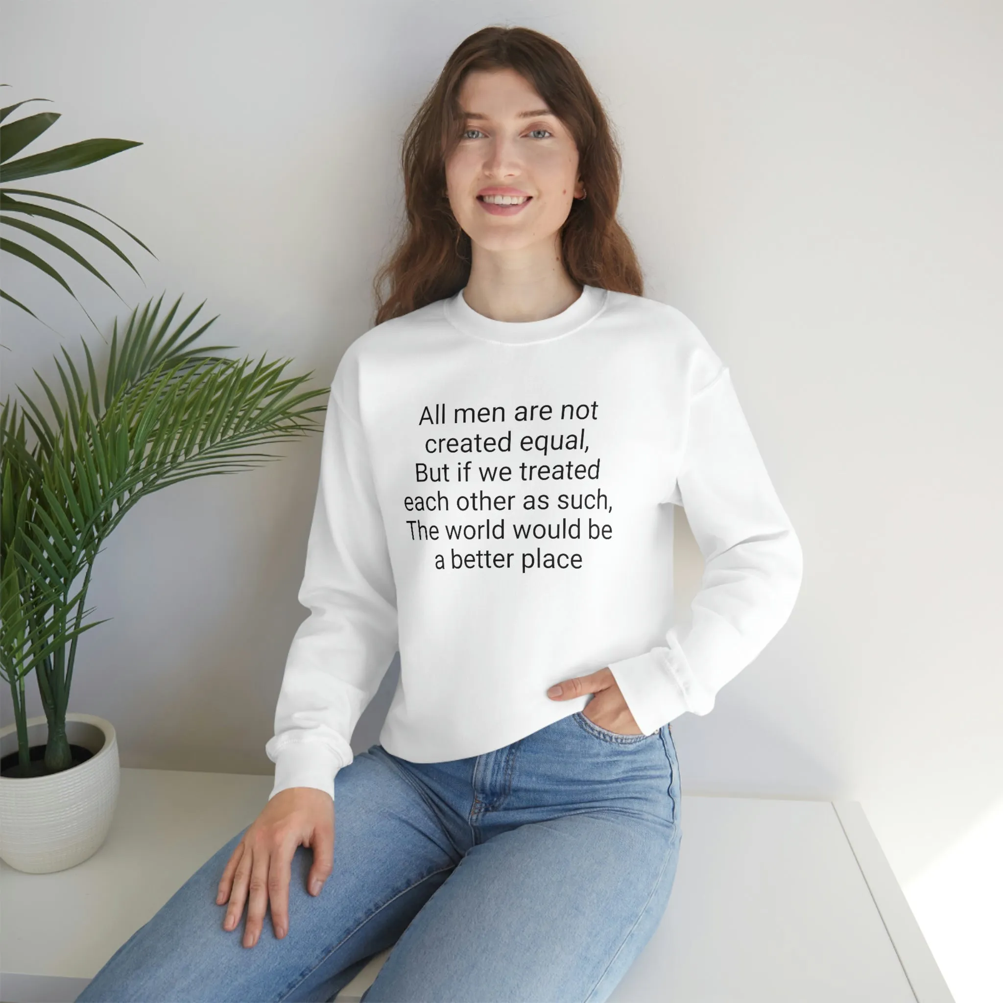 We the People sweatshirt crewneck