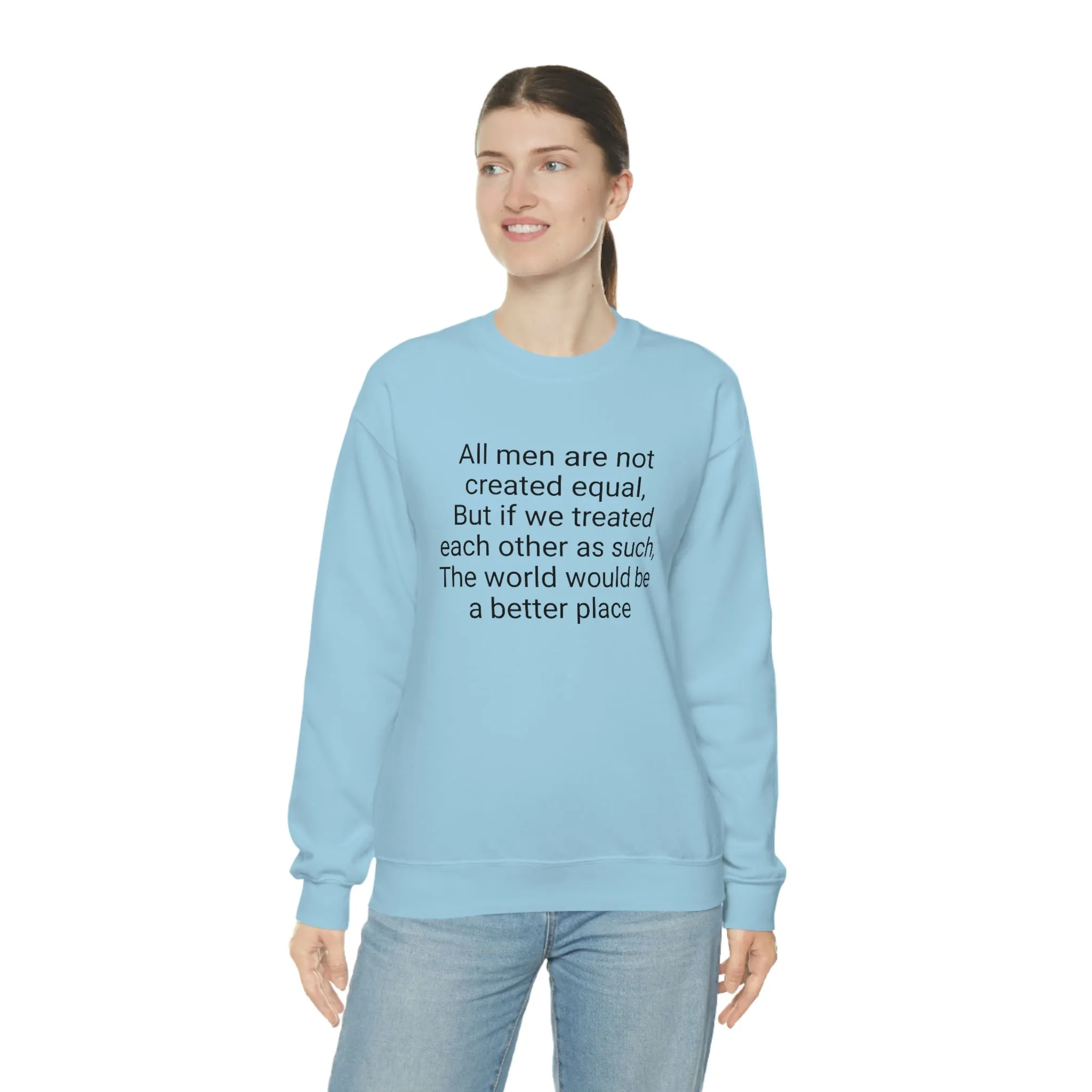 We the People sweatshirt crewneck