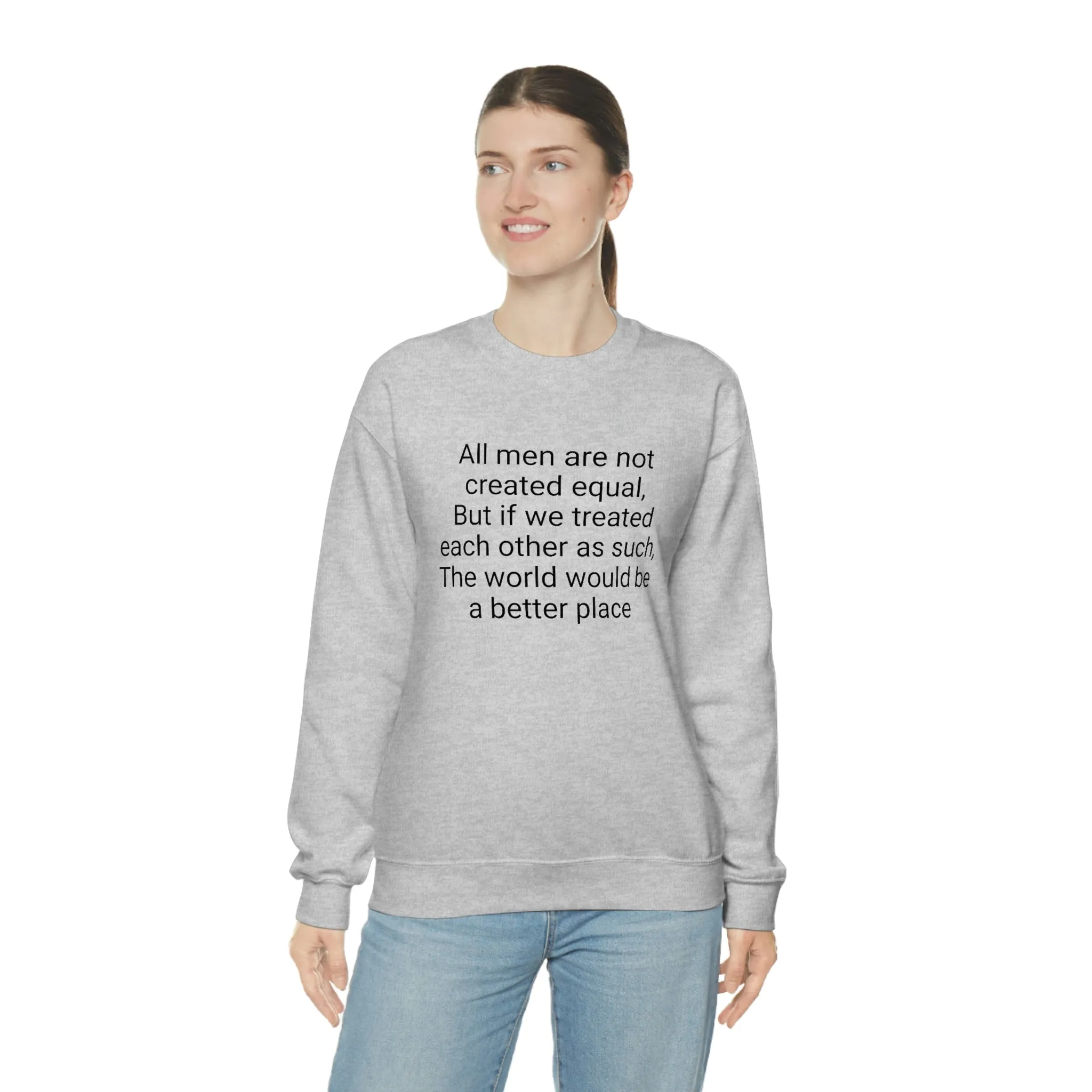 We the People sweatshirt crewneck