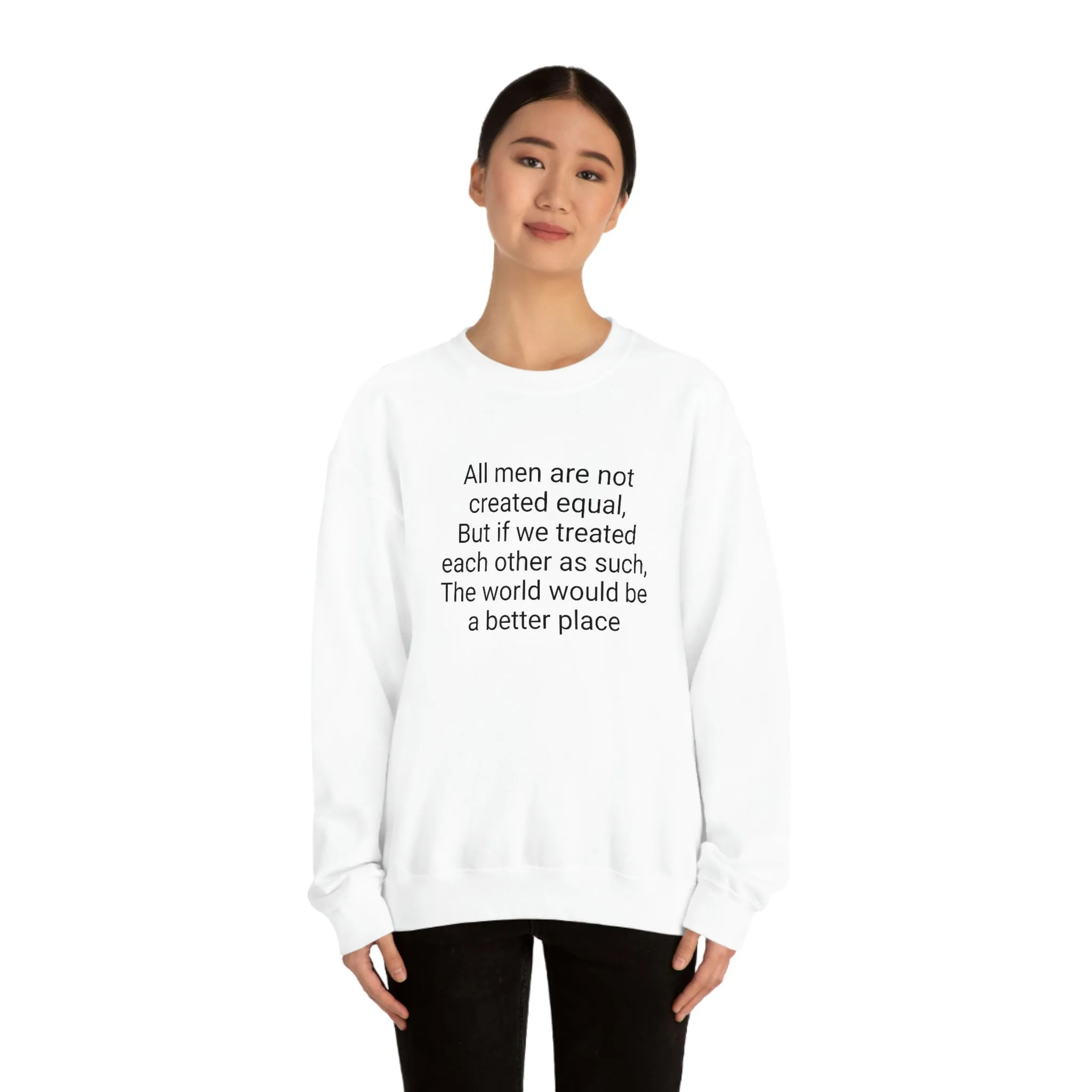 We the People sweatshirt crewneck