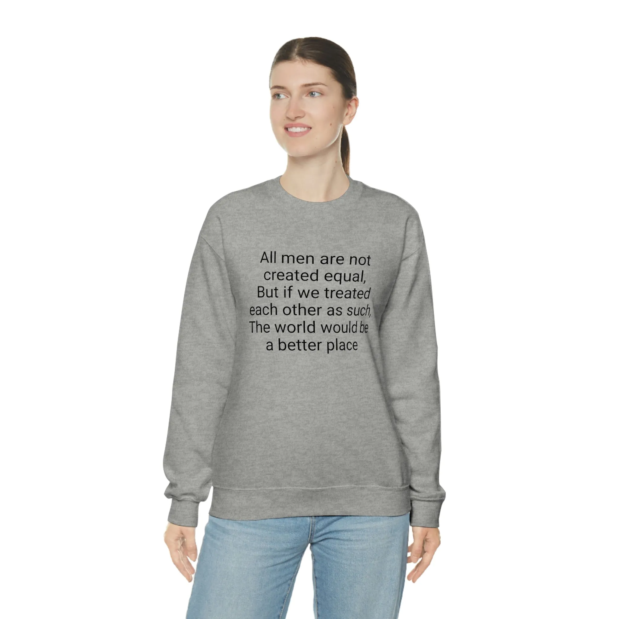 We the People sweatshirt crewneck