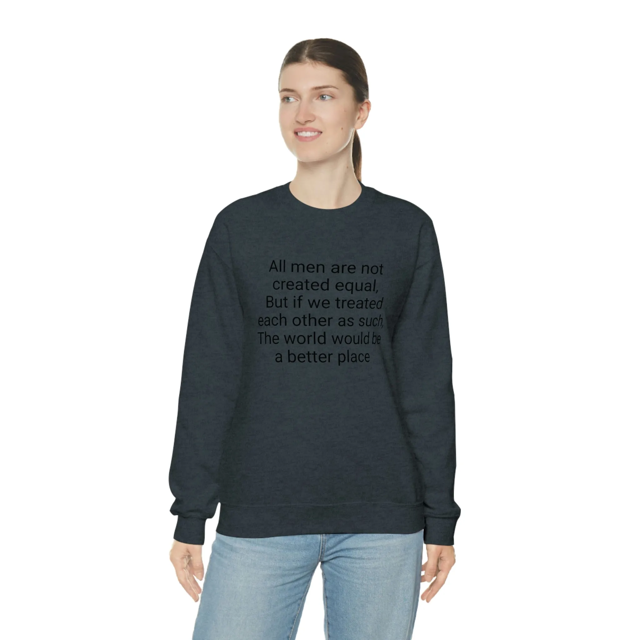 We the People sweatshirt crewneck
