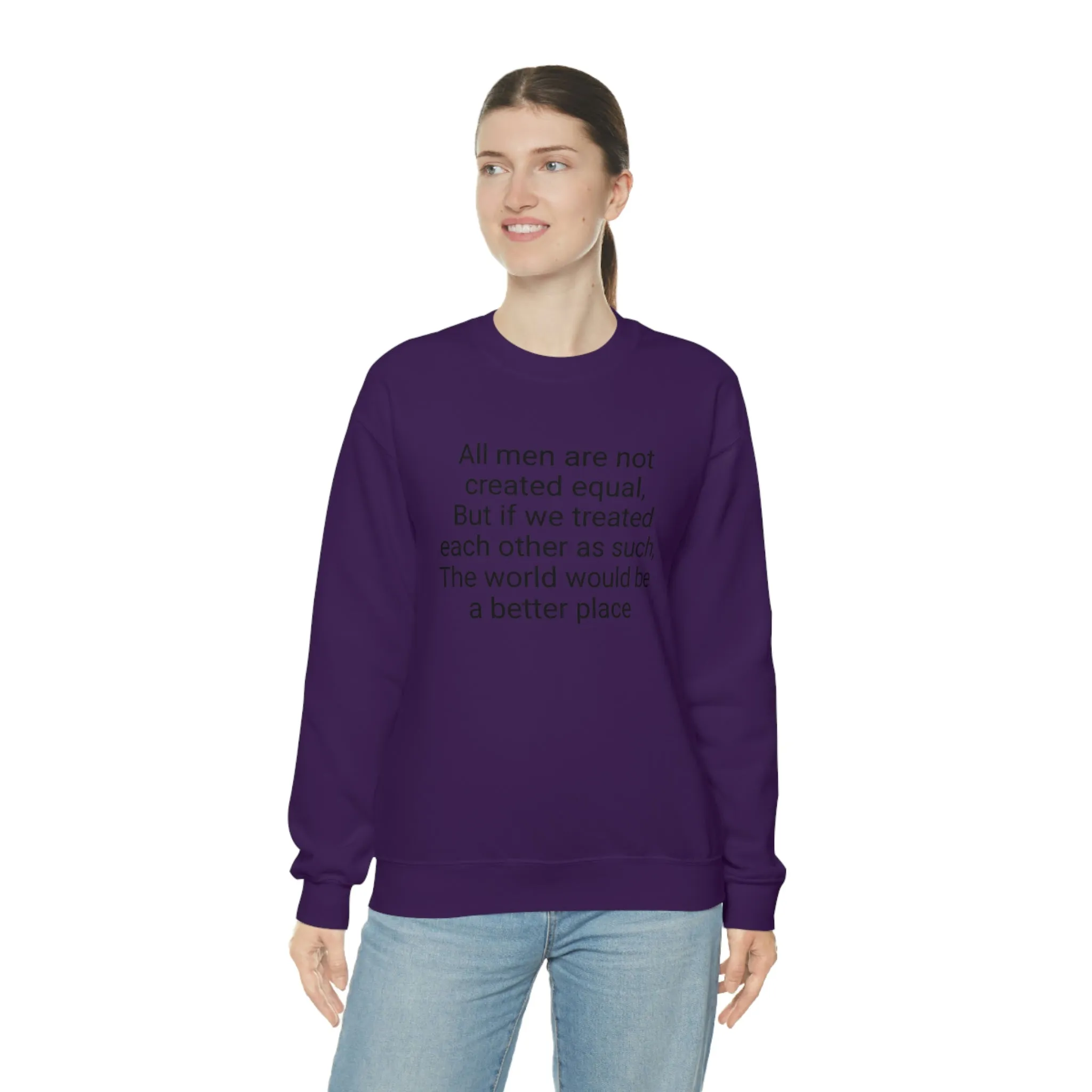 We the People sweatshirt crewneck