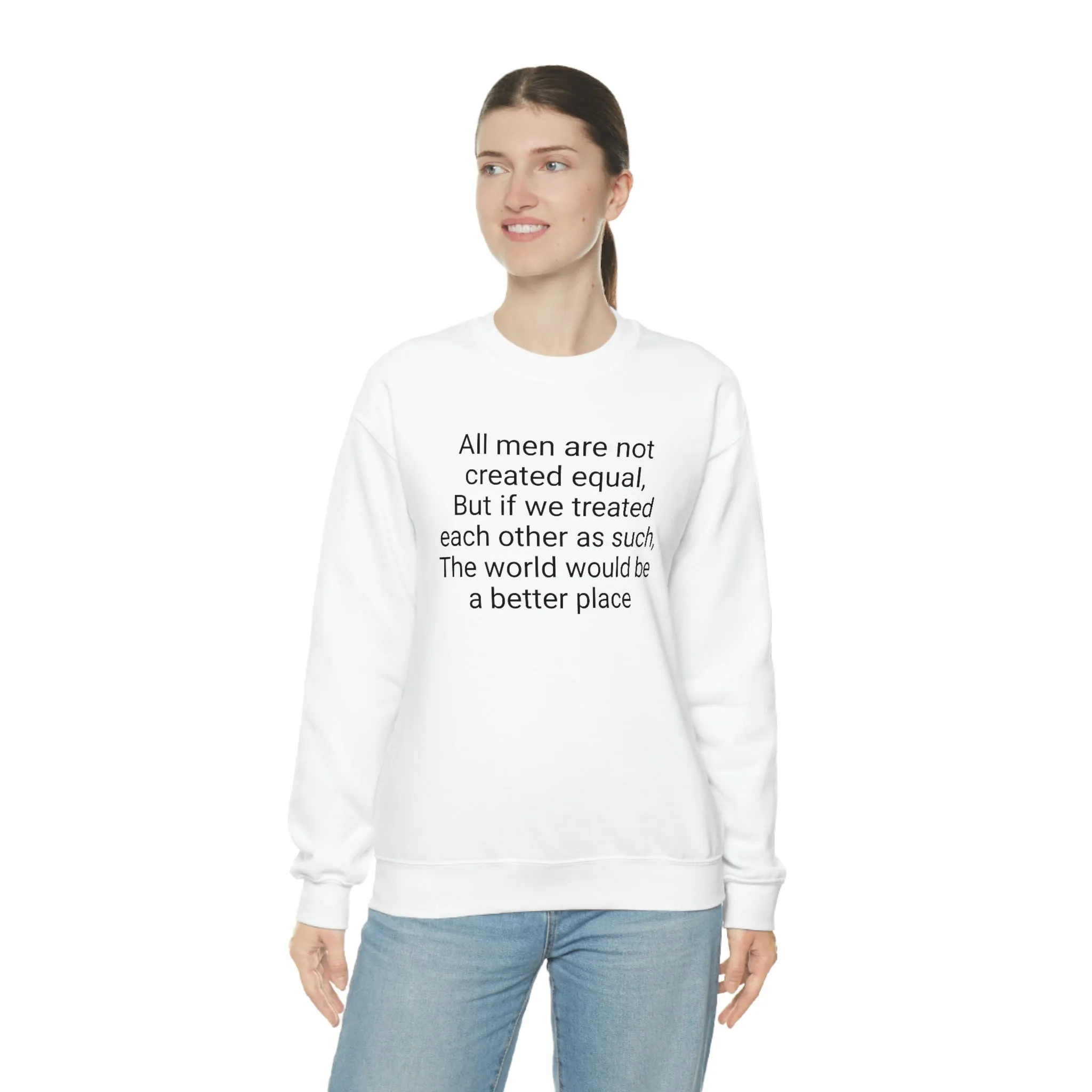 We the People sweatshirt crewneck
