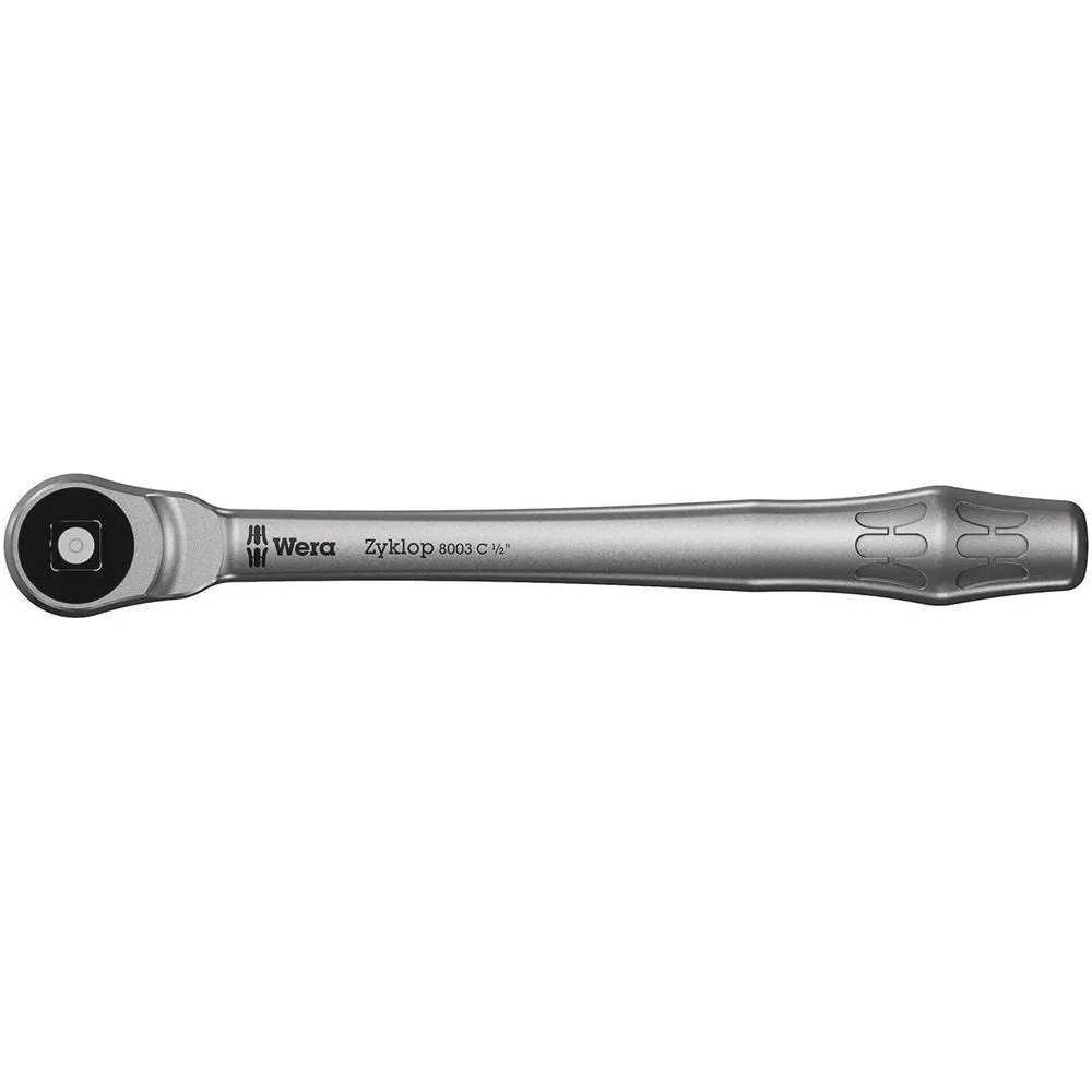 Wera 8003 C Zyklop Metal Ratchet with push-through square and 1/2" drive - 1/2" x 281 mm