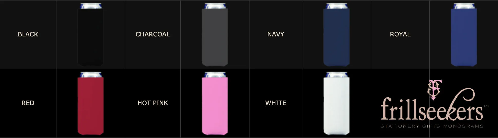 White Claw Truly Tall Slim Can Neoprene Koozie Huggie Can Cooler