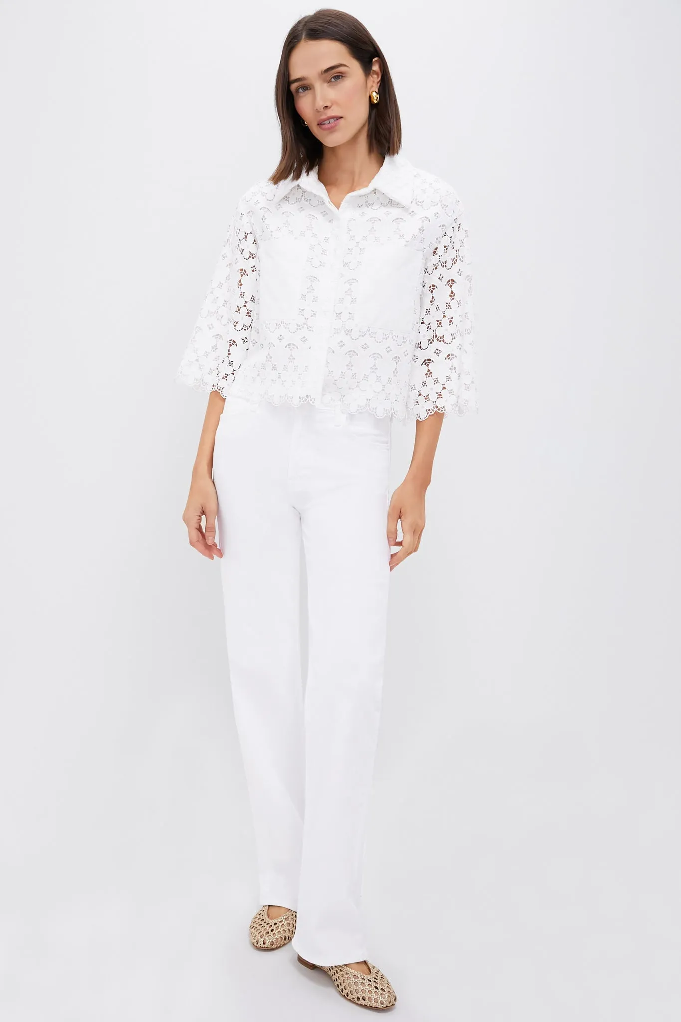 White Lace Francesca Blouse