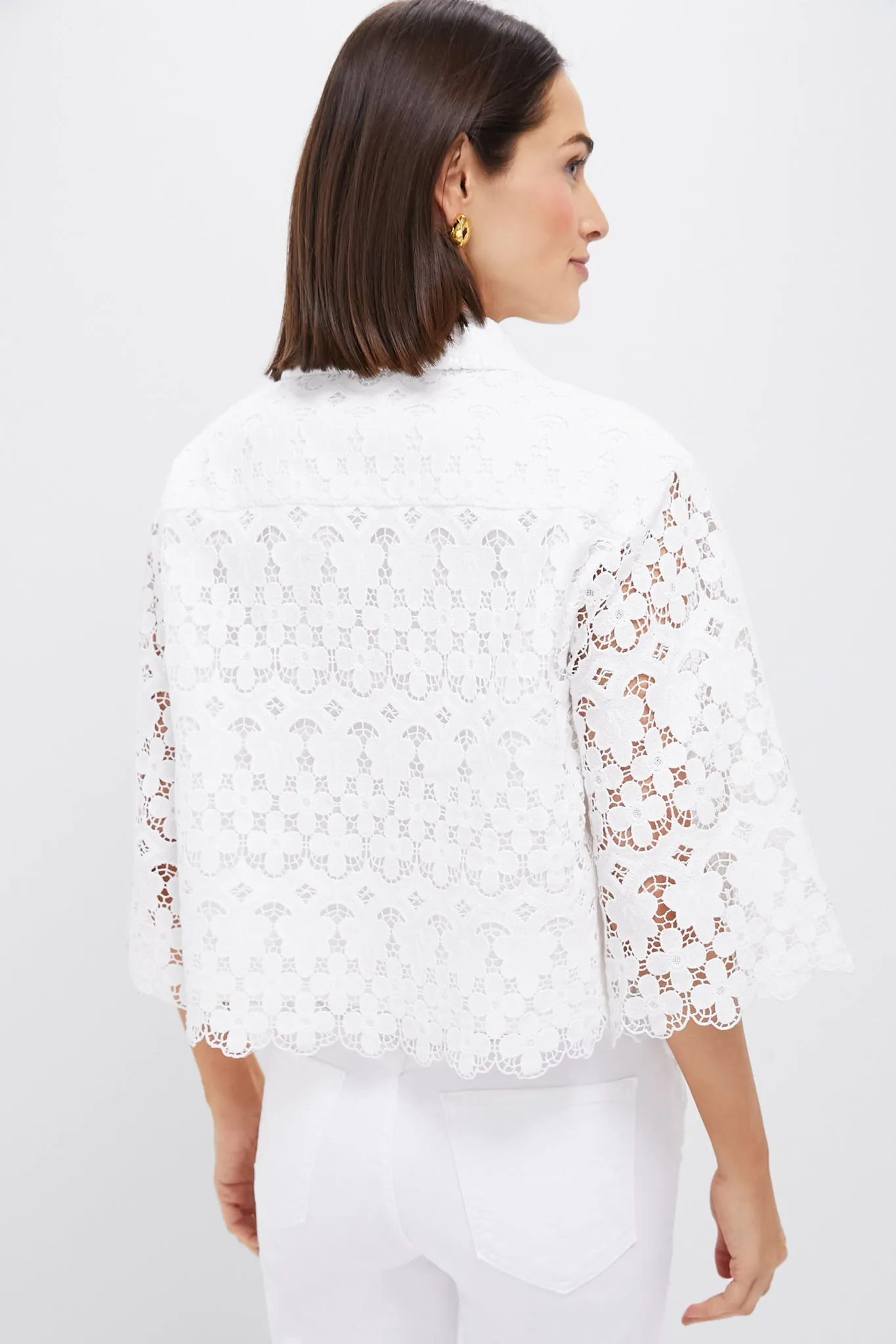 White Lace Francesca Blouse