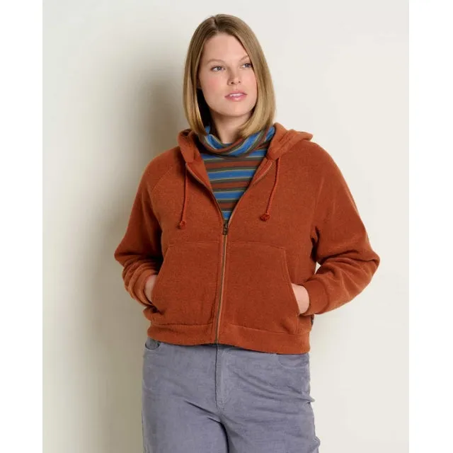 WHITNEY TERRY ZIP HOODIE